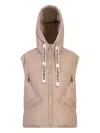 Khrisjoy Sand Khris Iconic Padded Gilet In Neutral