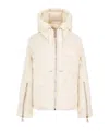 Khrisjoy Hooded Quilted Puffer Jacket In Neutral