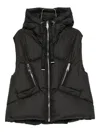 Khrisjoy Black Polyester Blend Down Jacket In Black