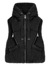 Khrisjoy Hooded Zip Gilet In Black