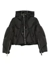 Khrisjoy Hooded Cotton Jacket In Black