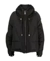 Khrisjoy Hooded Zip-up Padded Jacket In Black