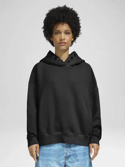 Khrisjoy Hoodie Eyelets In Black