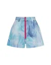 Khrisjoy Horus Air Shorts In Tropical Breeze In Gnawed Blue