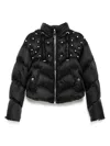Khrisjoy Hug Faux-pearl Jacket In Black