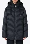Khrisjoy Quilted Down Jacket In Black