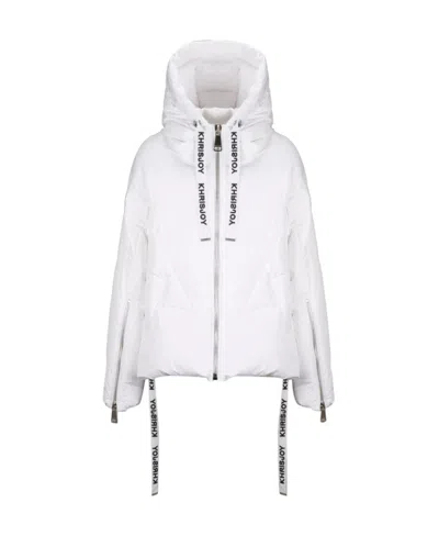 Khrisjoy Iconic Hooded Puffer Jacket In White