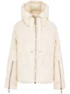 Khrisjoy Hooded Quilted Puffer Jacket In White
