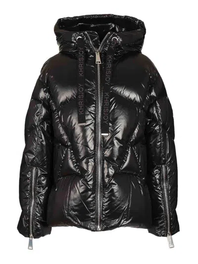 Khrisjoy Iconic Milano Down Jacket In Black