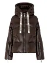 Khrisjoy Iconic Milano Down Jacket In Brown