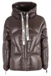 Khrisjoy Iconic Milano Down Jacket In Shiny Nylon In Multi