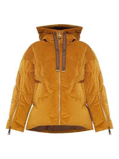 Khrisjoy Iconic Milano Jacket In Gold