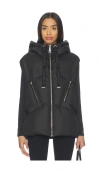 Khrisjoy Black Polyester Blend Down Jacket In Black