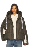 Khrisjoy Khris Cropped Iconic Jacket In Musk Green