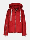 Khrisjoy Iconic' Red Polyester Blend Down Jacket In Red