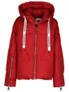 Khrisjoy Iconic' Red Polyester Blend Down Jacket In Red