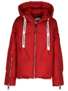Khrisjoy Iconic' Red Polyester Blend Down Jacket In Red