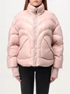 Khrisjoy Long-sleeved Down Jacket In Pink