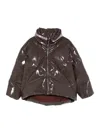 Khrisjoy Jacket With Logo In Brown