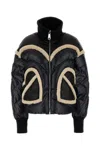 Khrisjoy Black Nylon Corazon Down Jacket In Black
