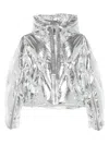 Khrisjoy Long-sleeved Down Jacket In Silver