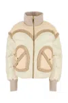 Khrisjoy Ivory Nylon Corazon Down Jacket In White