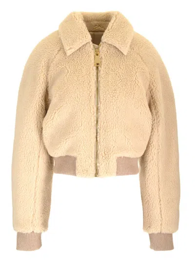 Khrisjoy Jim Bomber Jacket In Neutral