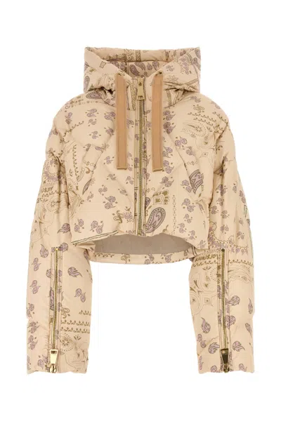 KHRISJOY KHRISJOY PRINTED POLYESTER DOWN JACKET