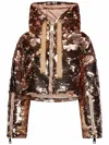 Khrisjoy Embellished Polyester Khris Down Jacket In Nude