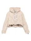 Khrisjoy Khris Cropped Iconic Jacket In Neutrals
