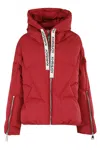 Khrisjoy Iconic' Red Polyester Blend Down Jacket