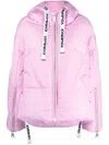 Khrisjoy Puff Khris Iconic Zip-up Down Jacket In Pink
