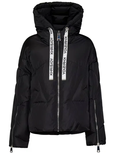 Khrisjoy Khris Iconic Puffer Jacket In Black