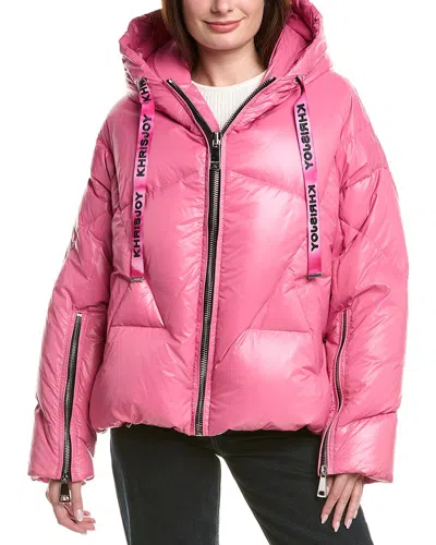 KHRISJOY KHRISJOY KHRIS ICONIC SHINY PUFFER JACKET