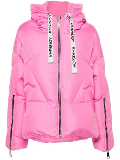 Khrisjoy Khris Puffer Jacket In Pink