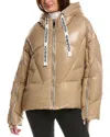Khrisjoy Khris Shiny Down Jacket In Gold