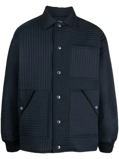 KHRISJOY LOGO-PATCH BOMBER JACKET