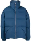 Khrisjoy Logo-print Padded Jacket In Blau