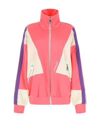 Khrisjoy Logo Printed Panelled Track Jacket