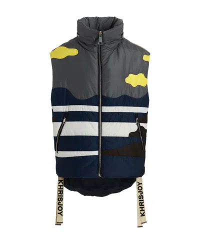 KHRISJOY LOGO ZIPPER VEST