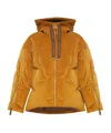Khrisjoy Long Sleeve Down Jacket In Orange