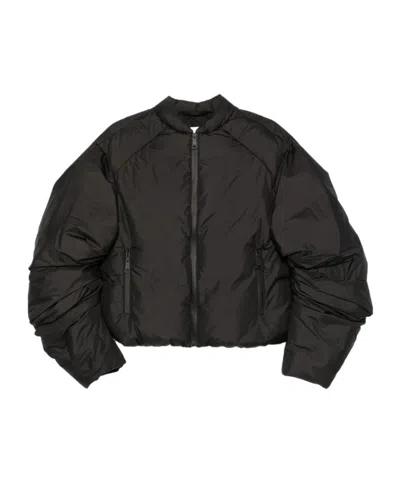 Khrisjoy Long-sleeved Down Jacket In Black