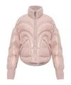 Khrisjoy Long-sleeved Down Jacket In Nude