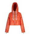 Khrisjoy Woman Down Jacket Orange Size 00 Polyester In Red