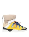 Khrisjoy Man Ankle Boots White Size 9 Polyester, Polyurethane, Polyamide In White