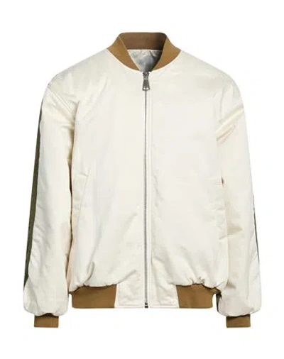 Khrisjoy Man Jacket Off White Size 1 Cotton, Polyamide In Multi