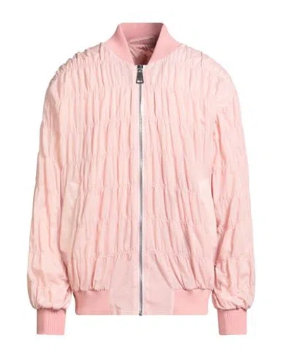 Khrisjoy Man Jacket Pink Size 0 Polyamide, Polyester, Elastane