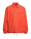 Khrisjoy Man Overcoat & Trench Coat Orange Size 1 Polyester