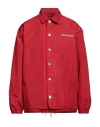 Khrisjoy Man Overcoat & Trench Coat Red Size 1 Polyester