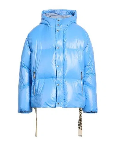 Khrisjoy Man Puffer Azure Size 1 Polyamide In Blue
